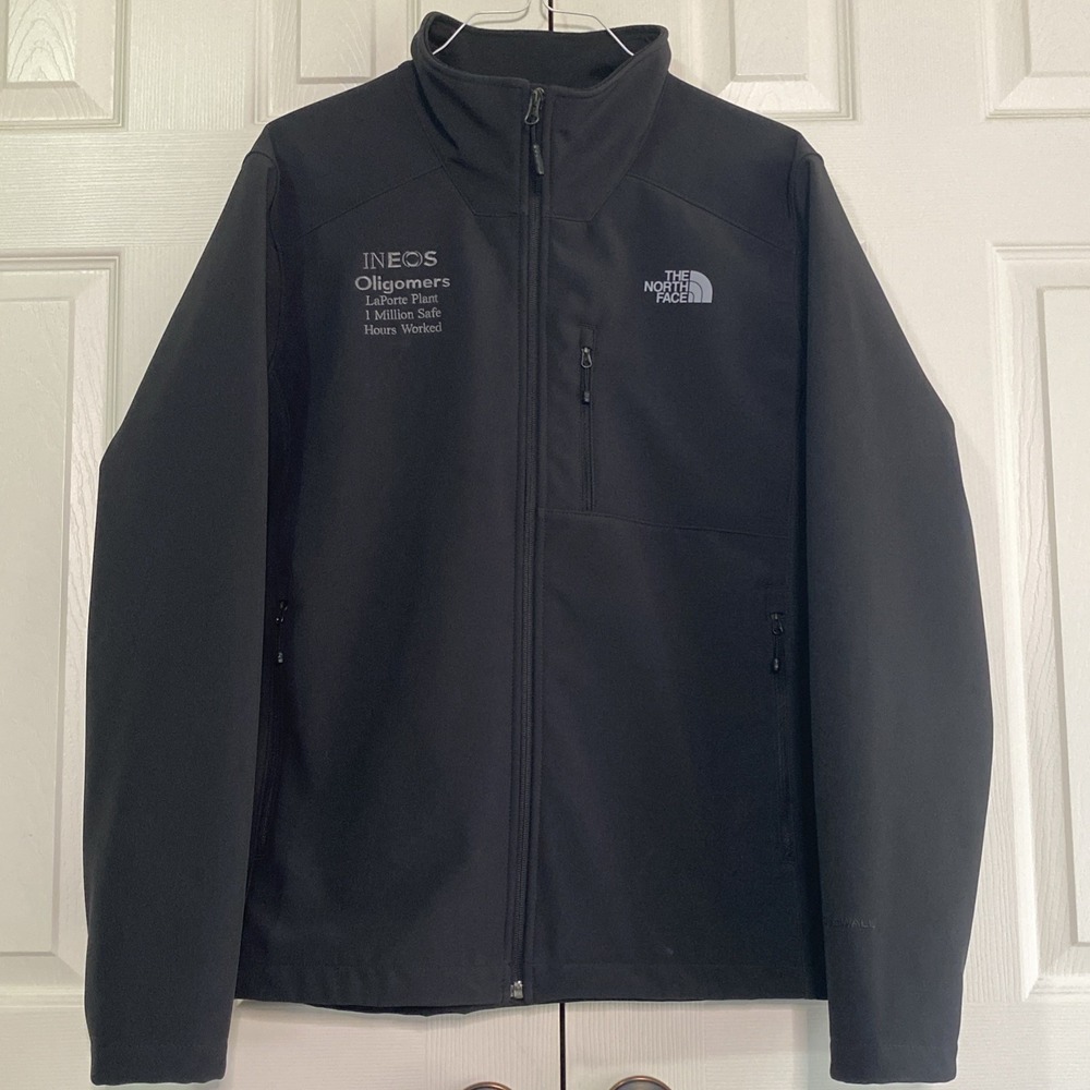 The North Face Apex Bionic 2 Jacket Mens L Black Full Zip softshell windproof